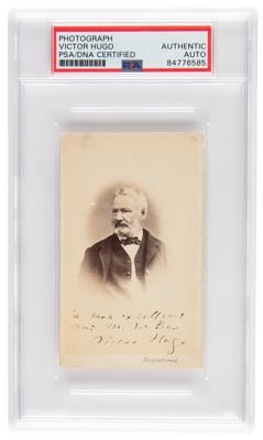 Lot #7221 Victor Hugo Signed Photograph