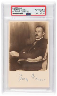 Lot #7223 Thomas Mann Signed Photograph