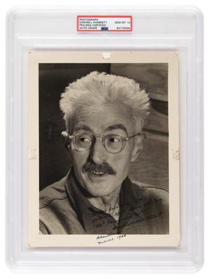 Lot #7217 Dashiell Hammett Signed Photograph - PSA