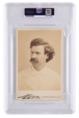 Lot #7211 Samuel L. Clemens Signed Photograph - Image 2