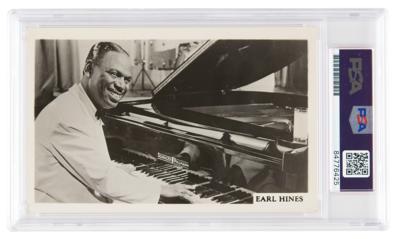 Lot #7297 Earl 'Fatha' Hines Signed Photograph - Image 2