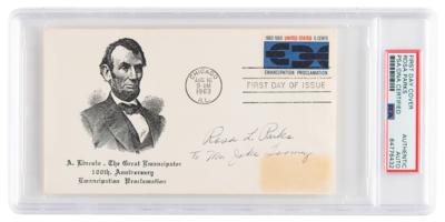 Lot #7118 Rosa Parks Signed FDC