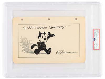 Lot #7203 Otto Messmer Original Sketch of Felix