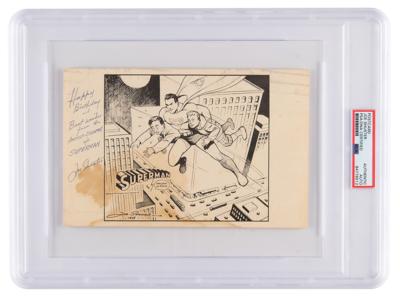 Lot #7205 Joe Schuster Autograph Letter Signed Twice - Image 1