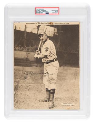 Lot #7454 Honus Wagner Signed Photograph