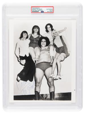 Lot #7440 Andre the Giant Signed Photograph