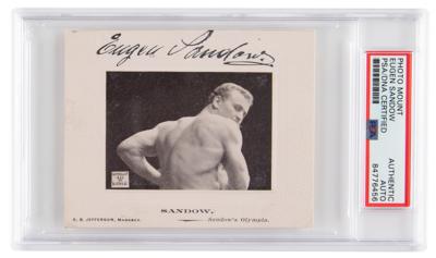 Lot #7514 Eugen Sandow Signed Photograph