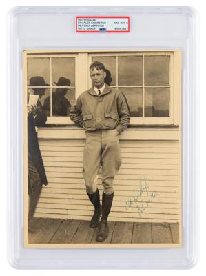 Lot #7165 Charles Lindbergh Signed Photograph -