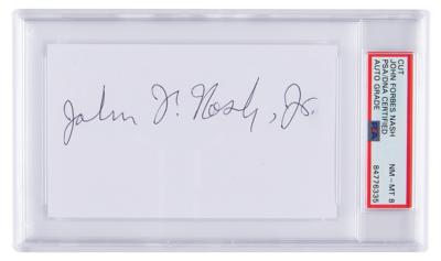 Lot #7116 John Nash Signature - PSA NM-MT 8