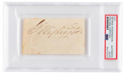 Lot #7002 George Washington Signature