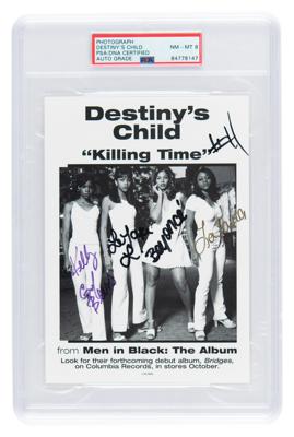 Lot #7373 Destiny’s Child Signed Photograph - PSA