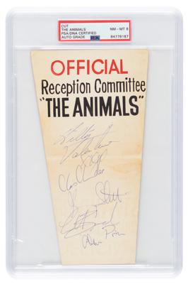 Lot #7307 The Animals Signatures - NM-MT 8