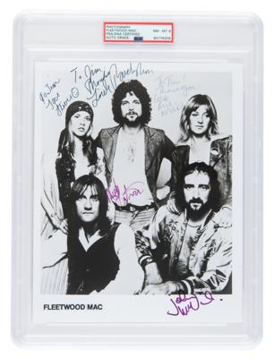 Lot #7262 Fleetwood Mac Signed Photograph - PSA