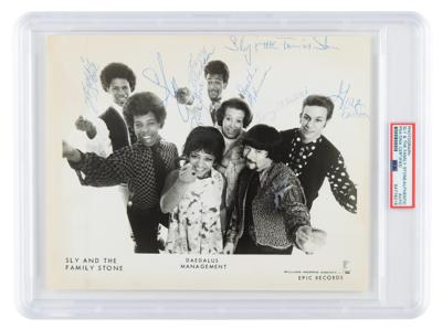 Lot #7360 Sly and the Family Stone Signed