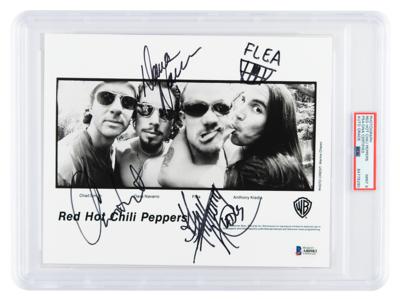 Lot #7271 Red Hot Chili Peppers Signed Photograph