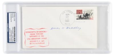 Lot #7150 Omar Bradley Signed Commemorative Cover