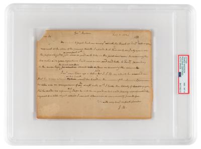 Lot #7010 James Madison Autograph Letter Signed -