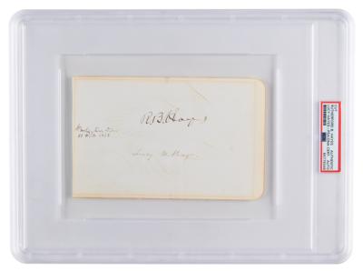Lot #7047 Rutherford and Lucy Hayes Signatures as President and First Lady - Image 1