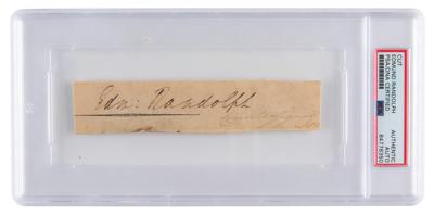 Lot #7126 Edmund Randolph Signature