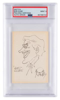 Lot #7201 Bob Kane Original Sketch of The Joker -