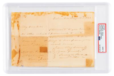 Lot #7018 James K. Polk Autograph Letter Signed -