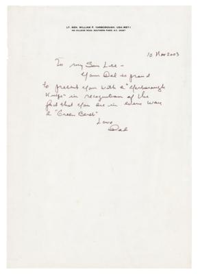 Lot #2201 William P. Yarborough's Green Beret Knife S/N 0001 - Image 5