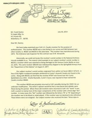 Lot #2115 Custer-era U.S. Cavalry Colt Single Action Army Revolver - Image 11