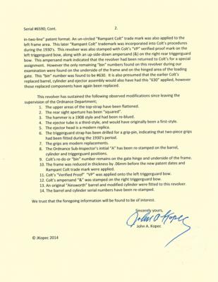 Lot #2115 Custer-era U.S. Cavalry Colt Single Action Army Revolver - Image 12