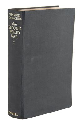 Lot #2136 Winston Churchill Signed Book with Telegram - Image 3