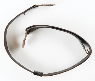 Lot #2029 Confederate 'CS' Belt Clasp and Waist Belt - Image 5
