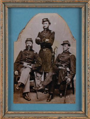 Lot #2112 US Model 1850 Foot Officer's Sword by Ames Belonging to Lt. Frederick T. Brown, 44th MA Infantry - Image 6