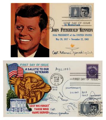 Lot #2153 Kennedy PT-109: Katsumori Yamashiro (3) Signed Items - Image 2