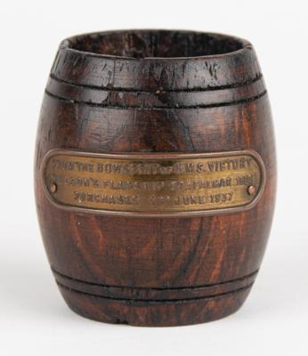 Lot #2004 Horatio Nelson: HMS Victory Wooden Artifact - Image 1