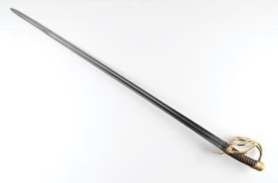 Lot #2003 Napoleonic 1813 ANXIII Heavy Cavalry Cuirassier Sword - Image 2