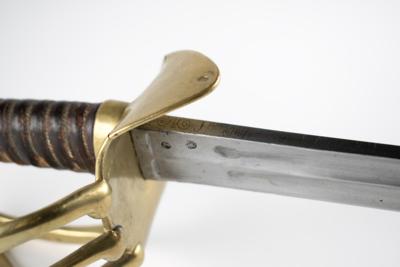Lot #2003 Napoleonic 1813 ANXIII Heavy Cavalry Cuirassier Sword - Image 4