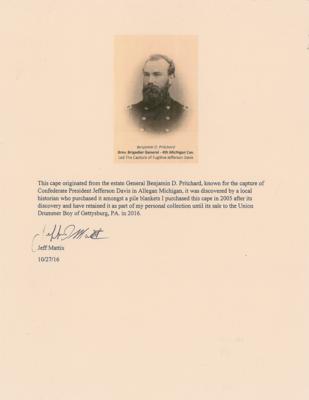 Lot #2059 Benjamin D. Pritchard's Union Cape - Image 4
