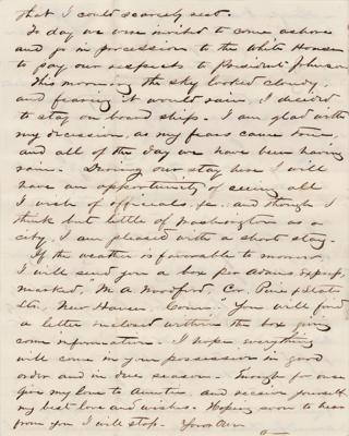Lot #2101 Abraham Lincoln Funeral: Union Surgeon's Letter - Image 3