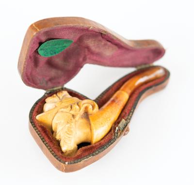 Lot #2071 Union Soldier Hand-Carved Pipe - Image 1