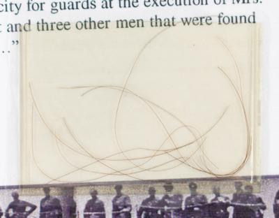 Lot #2098 Lincoln Assassination: Mary Surratt's Hair Taken at Hanging - Image 2