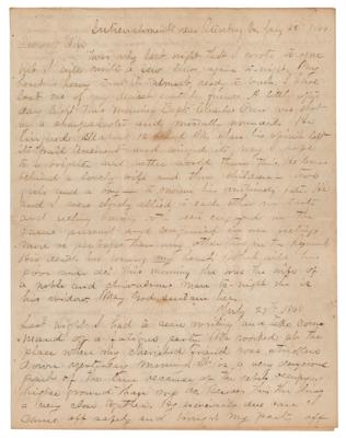 Lot #2065 Siege of Petersburg: Union Soldier's Letter to Wife - Image 1
