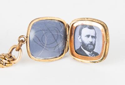 Lot #2047 U. S. Grant Locket of Hair Clippings - Image 1