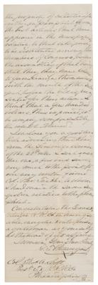 Lot #2016 P. G. T. Beauregard Autograph Letter Signed - Image 2