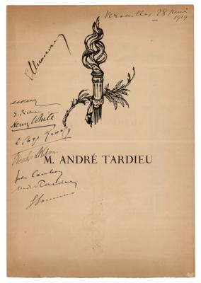 Lot #2128 The Allied Leaders of the Versailles