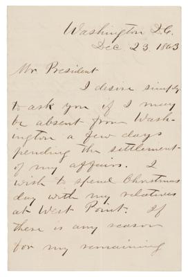 Lot #2008 Abraham Lincoln Autograph Note Signed as President - Image 4