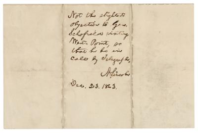 Lot #2008 Abraham Lincoln Autograph Note Signed as President - Image 3