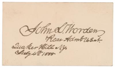 Lot #2080 John L. Worden Signature - Image 1