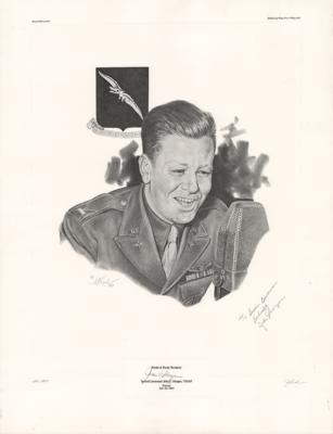 Lot #2169 Medal of Honor Recipients (3) Signed Lithographs - Image 2