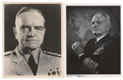 Lot #2146 William F. Halsey and Yousuf Karsh (2) Signed Photographs - Image 1
