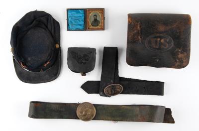 Lot #2072 Union Soldier John Long Uniform and Accoutrement Archive - Image 1