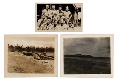 Lot #2189 WWII: Far East Air Service Command Award of Merit and Photographs - Image 3
